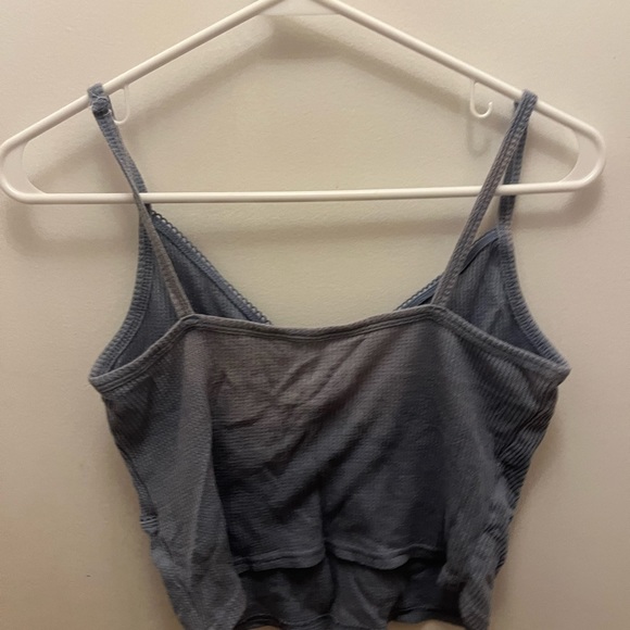 Pacsun Waffle Knit Crop Top - Picture 2 of 3